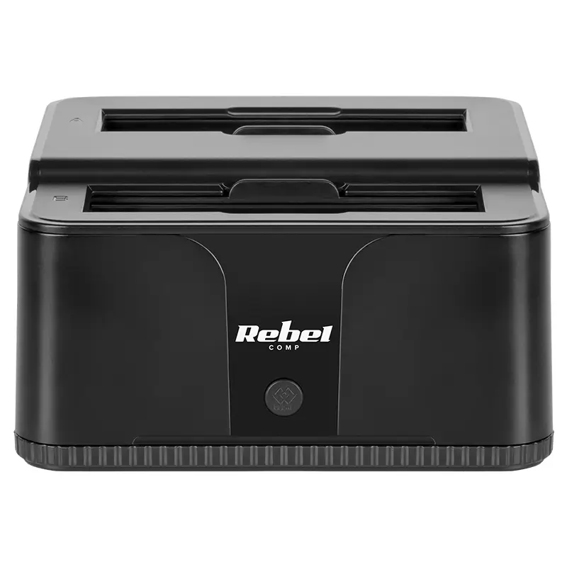 Docking Station HDD 3.5” / 2.5” SSD microSD / SD / HUB USB 3.0 20TB Rebel KOM01041 [5]
