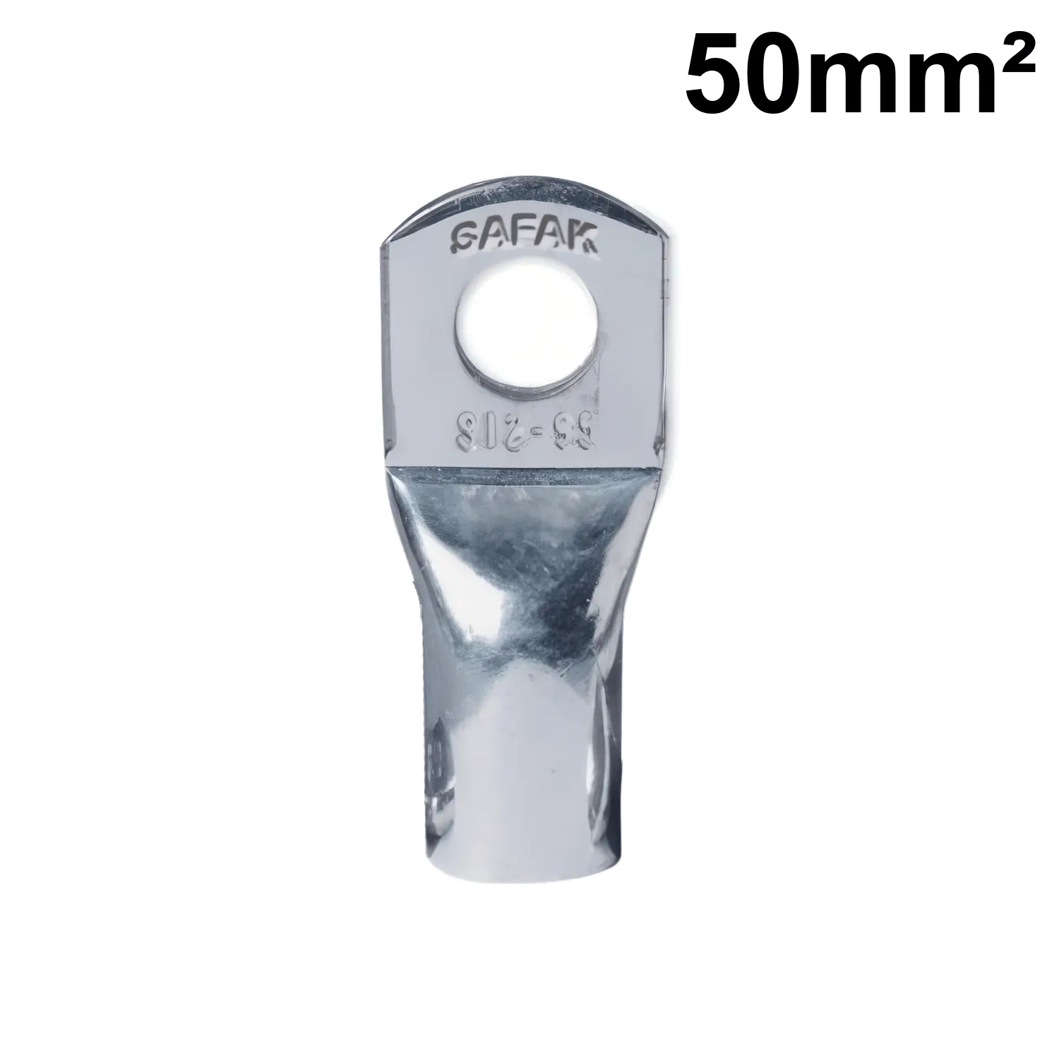 Conectica - E 05010 Papuc cupru gaura M10 sectiune 50mm2 Safak - IoElectronice.ro