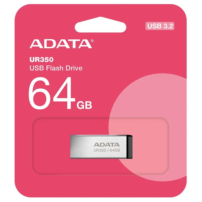Flash Drive Metalic 64GB USB 3.2 Adata UR350 – Rapid și Elegant pentru Datele Tale [1]
