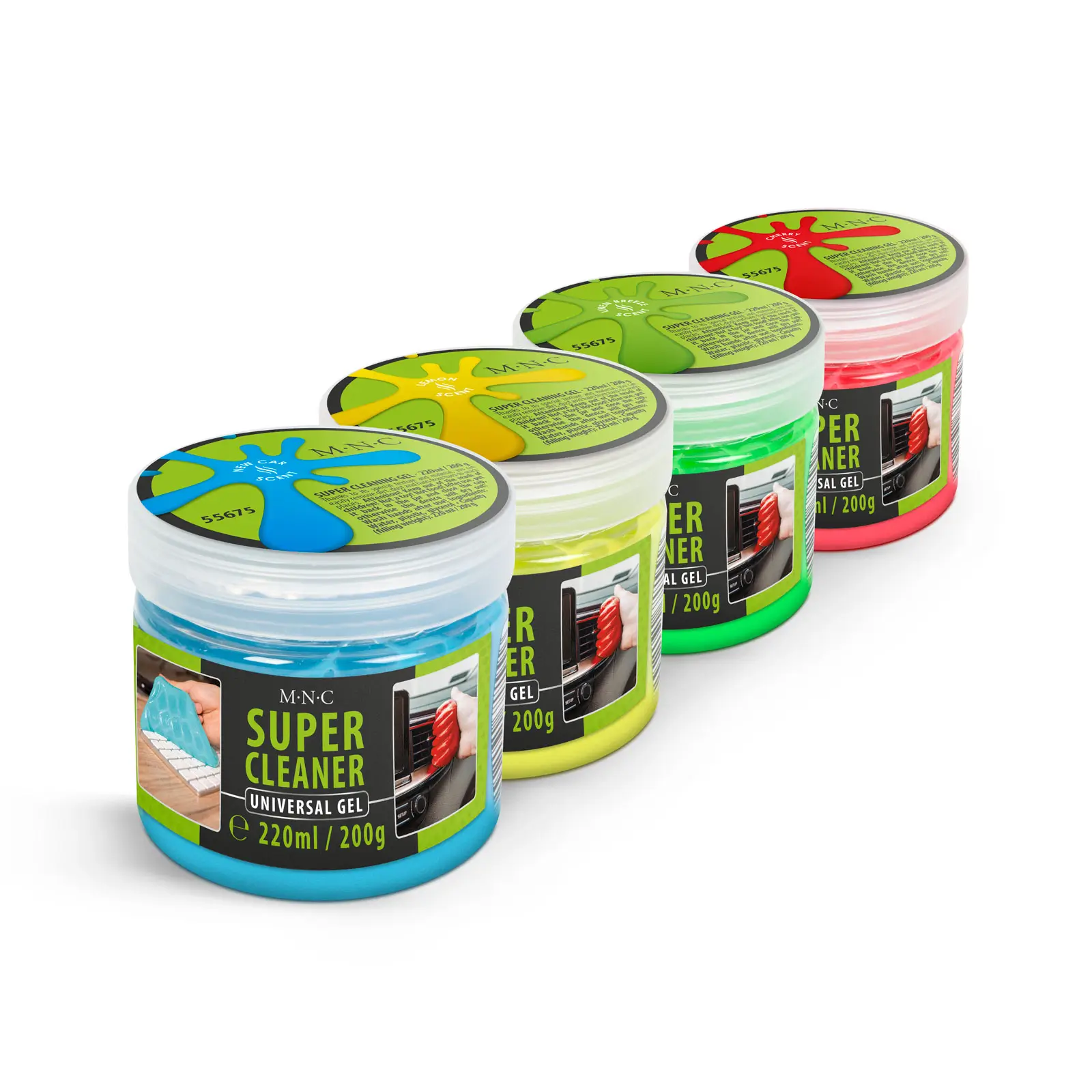 Gel de curățare reutilizabil pentru bord sau tastatură 200gr M'N'C 55675B - IoElectronice.ro [6]