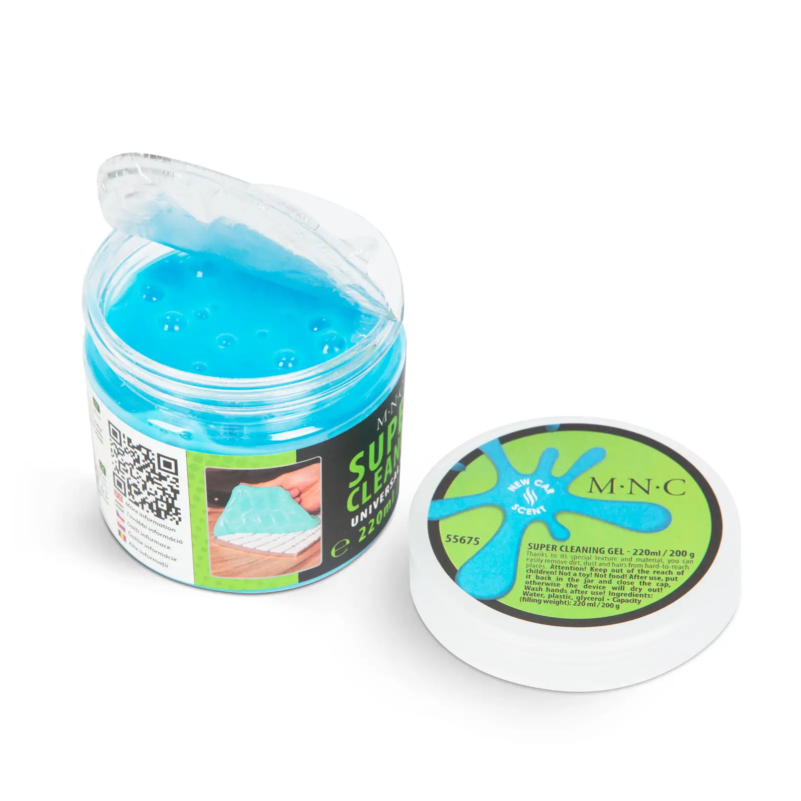 Gel de curățare reutilizabil pentru bord sau tastatură 200gr M'N'C 55675B - IoElectronice.ro [2]