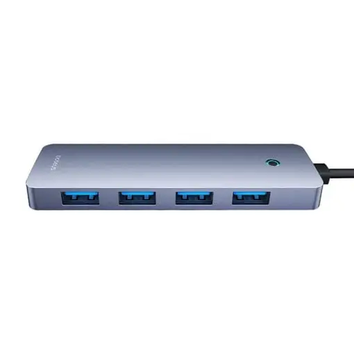 HUB extern Baseus B0005280B811-02 UltraJoy 4 in 1 input USB output USB Type-C + 4x USB3.0 cablu 100cm gri [3]