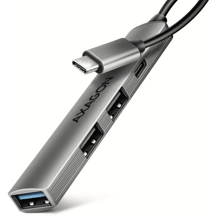 Hub-uri USB - Hub USB 3.2 Gen 1 AXAGON HUE-STC 1x USB-C 3x USB-A