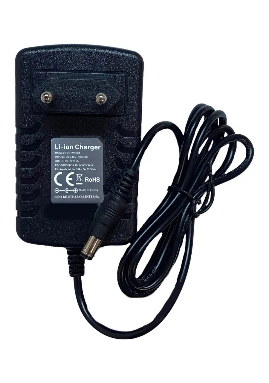 Incarcatoare acumulatori - Încărcător acumulatori LI-ION 4.2V 1A 230V 5.5x2.5 mm OEM