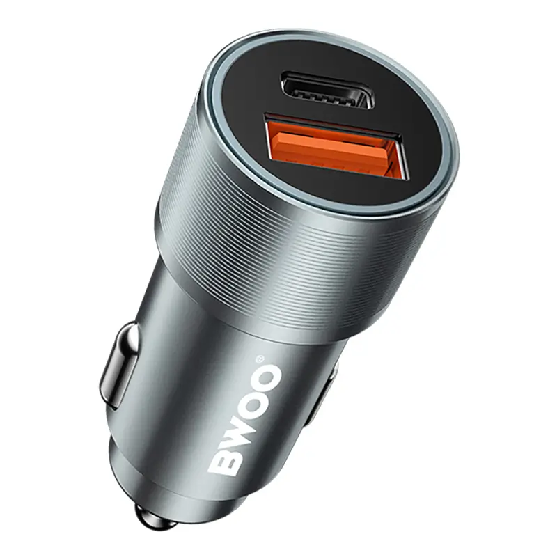 Încărcător auto 12-24V 38W 1x USB-C PD 20W + 1x USB-A QC 18W BO-CC73 [3]