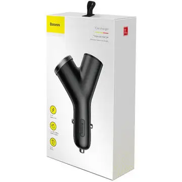 Încărcător auto Baseus CCALL-YX01 Quick Charge 40W 2x USB Output, lungime 1m, compatibil cu majoritatea dispozitivelor. [4]