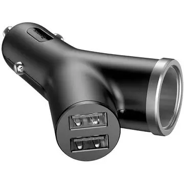 Încărcător auto Baseus CCALL-YX01 Quick Charge 40W 2x USB Output, lungime 1m, compatibil cu majoritatea dispozitivelor. [1]