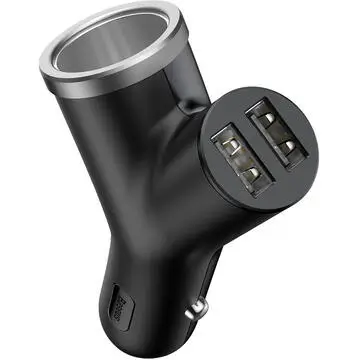 Accesorii Auto - Încărcător auto Baseus CCALL-YX01 Quick Charge 40W 2x USB Output, lungime 1m, compatibil cu majoritatea dispozitivelor.