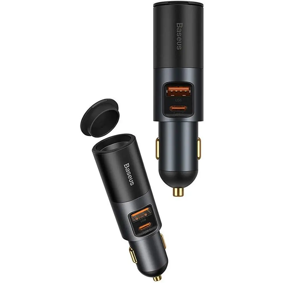 Încărcător auto Baseus CCBT-C0G 1x USB-A 5V/3A 1x USB-C 5V/3A pentru încărcare rapidă în mașină [1]