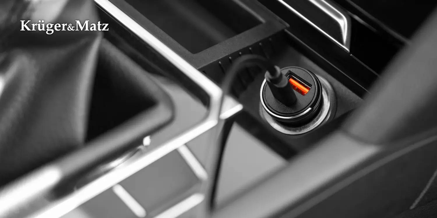 Încărcător auto USB / USB Type C QC3.0 PD 30W Kruger&Matz KM0871 – IoElectronice.ro [4]