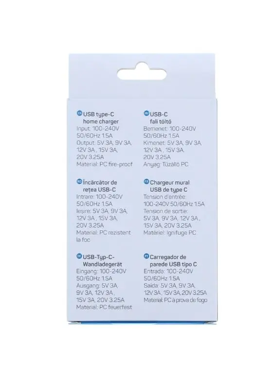 Încărcător rețea 100-240V USB-C Well GaN PD 65W 5V/3A 9V/3A 12V/3A 15V/3A 20V/3.25A alb – IoElectronice.ro [3]