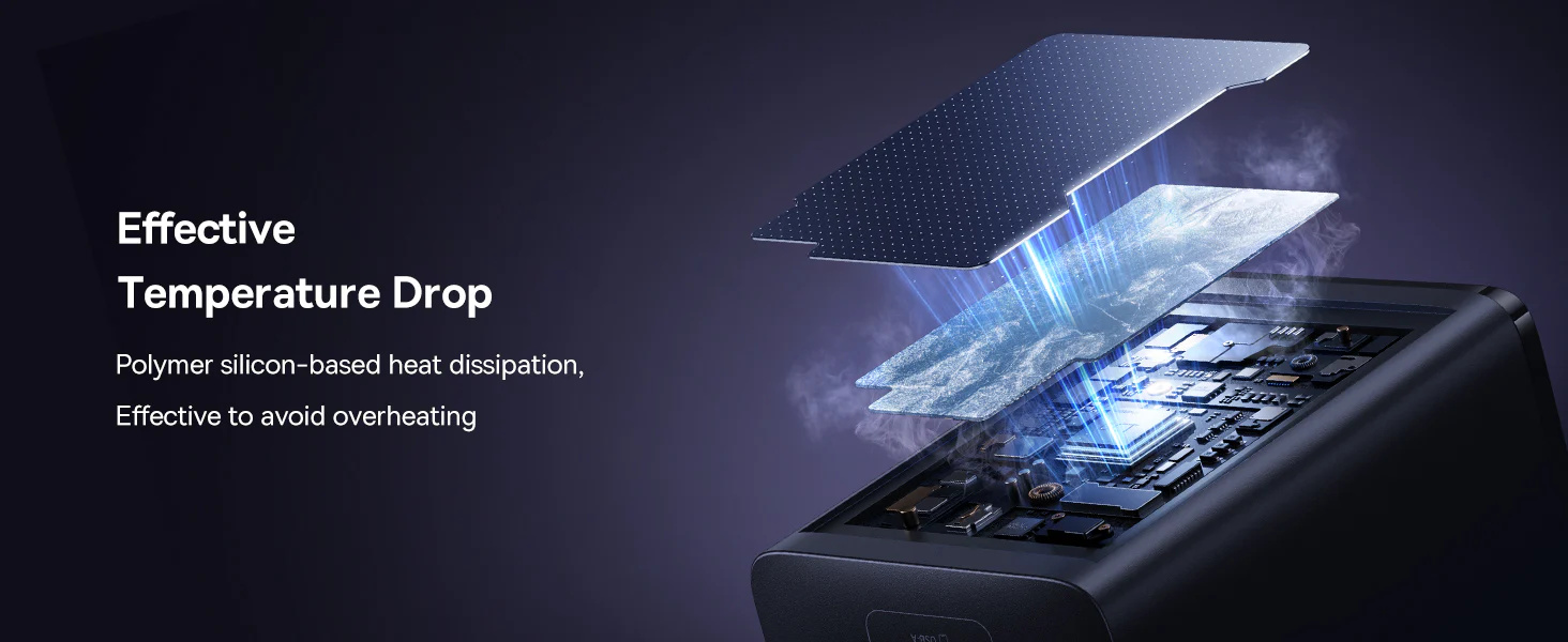 Încărcător rețea Baseus EnerFill FE11 Quick Charge 100W 2x USB Type-C 1x USB alb P10182102213-00 – IoElectronice.ro [8]