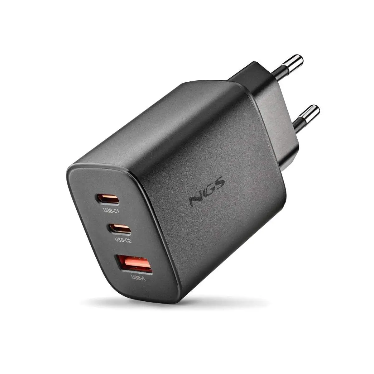 Incarcatoare wireless - Încărcător rețea NGS ERA 65W 2x USB-C PD 65W 1x USB-A QC3.0 negru 100-240V AC
