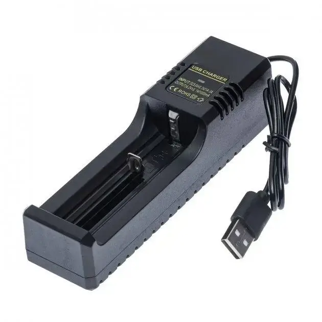 Incarcatoare acumulatori - Încărcător USB-A OEM LI-ION 1000mAh pentru baterii 18650, 26650, 14500, 16340, 18500 MS-5D81