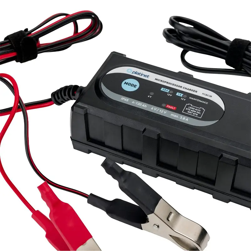 Încărcător auto inteligent Platinet PCBC38 3.8A 6V /12V 4Ah - 120Ah - IoElectronice.ro [2]