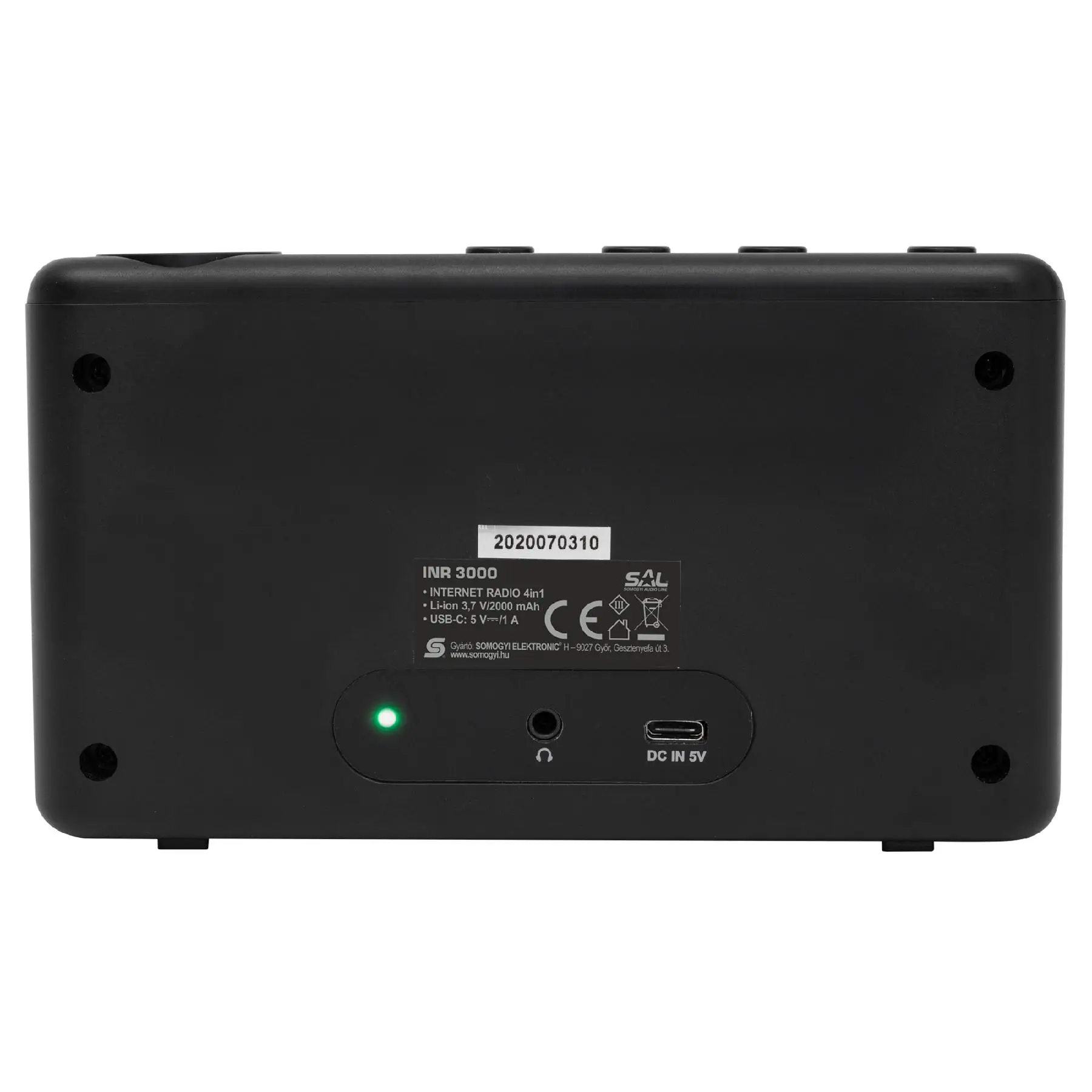 Internet radio global 3in1 FM RDS Bluetooth SAL INR 3000, conectivitate Bluetooth, recepție FM, design compact [3]