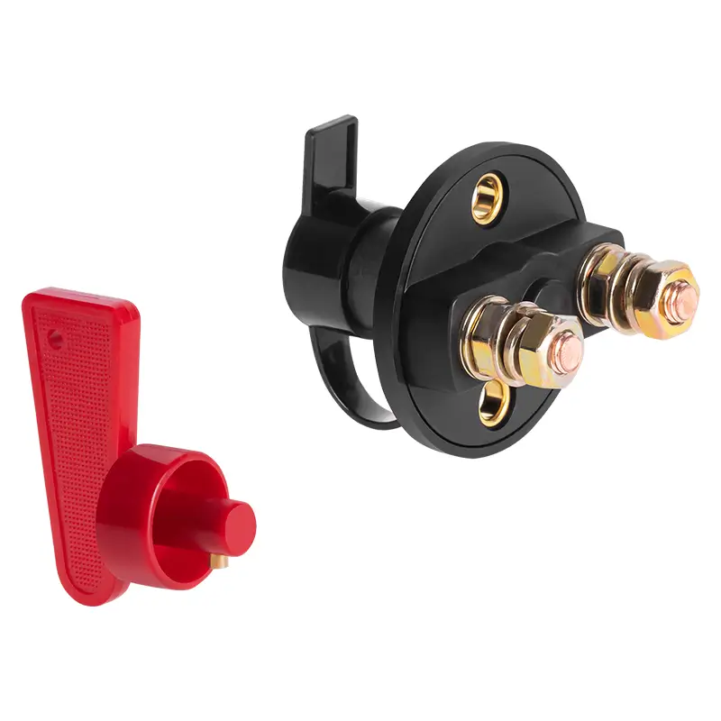 Electrice - Întreupător curent baterie 12/24V M8 100A OEM, cablu de 1,5m, pentru vehicule și echipamente electrice.