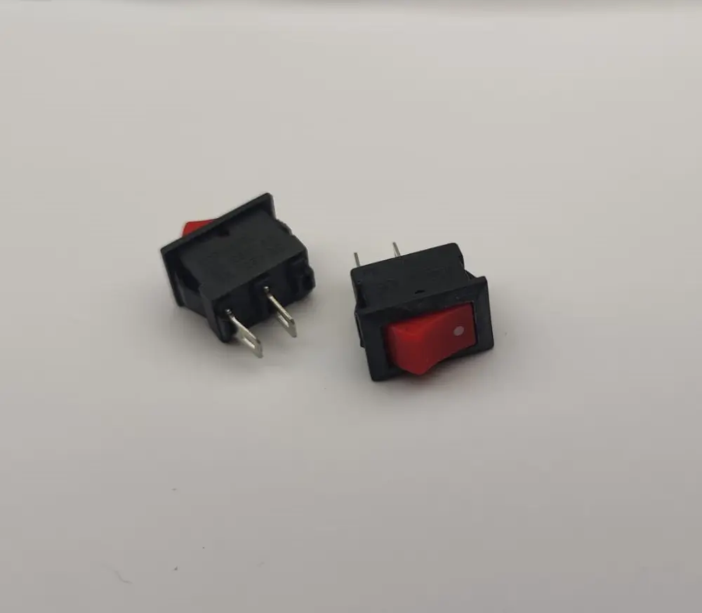 Intrerupator ON/OFF 3A/250V, mic dreptunghiular, 2 contacte 13x8mm – Comutator compact pentru electronică [1]