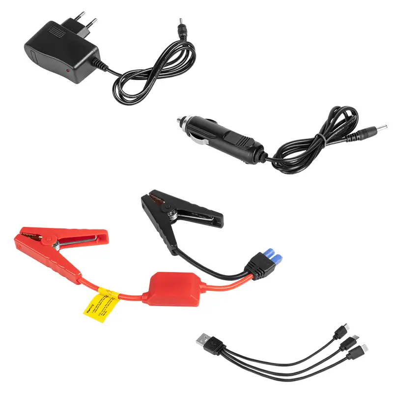 Jump Starter 10000mAh Rebel + Power Bank și Compresor Auto - Siguranță și Eficiență în Orice Situație [4]