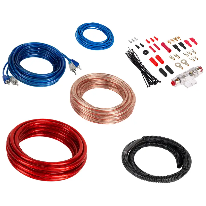 Accesorii radio auto - Kit cabluri montaj auto RCA 12AWG Kruger&Matz