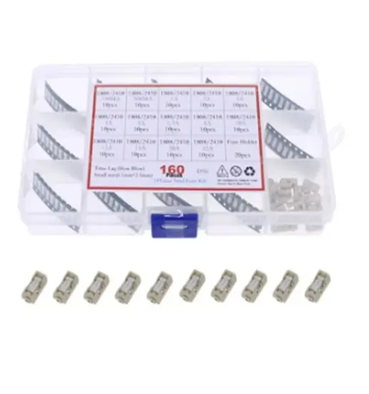 Module diverse - Kit siguranțe SMD set 160buc model 1808 / 2410 / 6125 – IoElectronice.ro