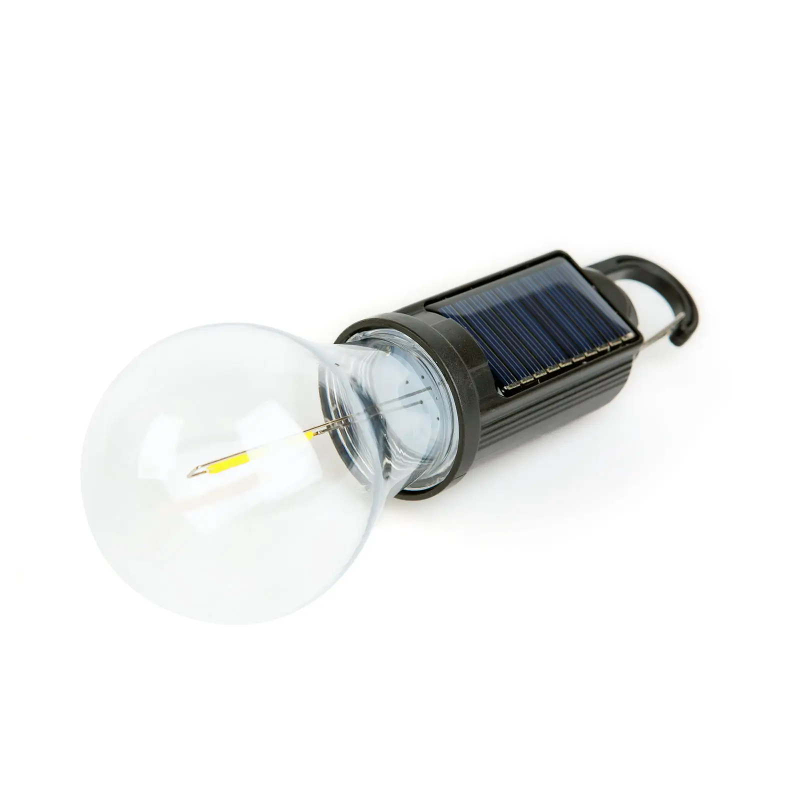 Lanterne-lampi - Lampa solară suspendată LED 5W 100lm USB-C 400mAh PHENOM 18585 pentru iluminat exterior