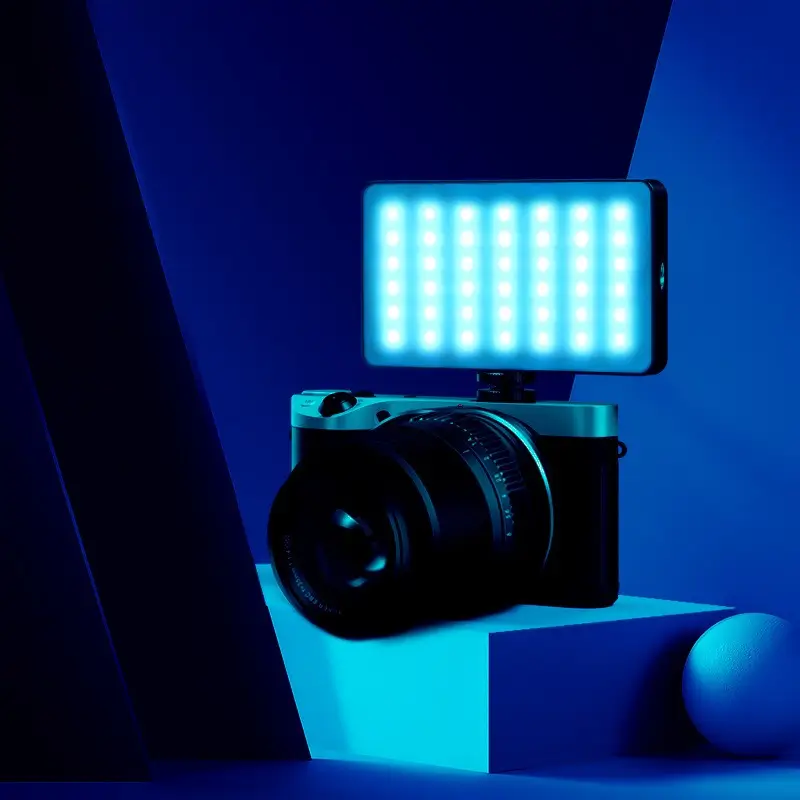 Lumina LED pentru Fotografii și Selfie cu 140 LED-uri, Baterie 3100mAh, Temperaturi 2500-9000K, RGB și Moduri de Efecte [6]
