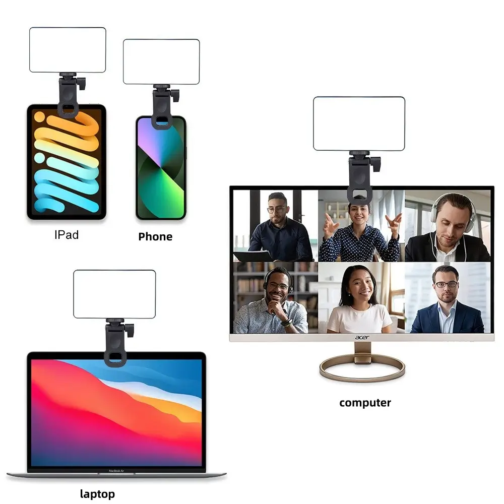 Lumina LED pentru Fotografii și Selfie cu 140 LED-uri, Baterie 3100mAh, Temperaturi 2500-9000K, RGB și Moduri de Efecte [3]