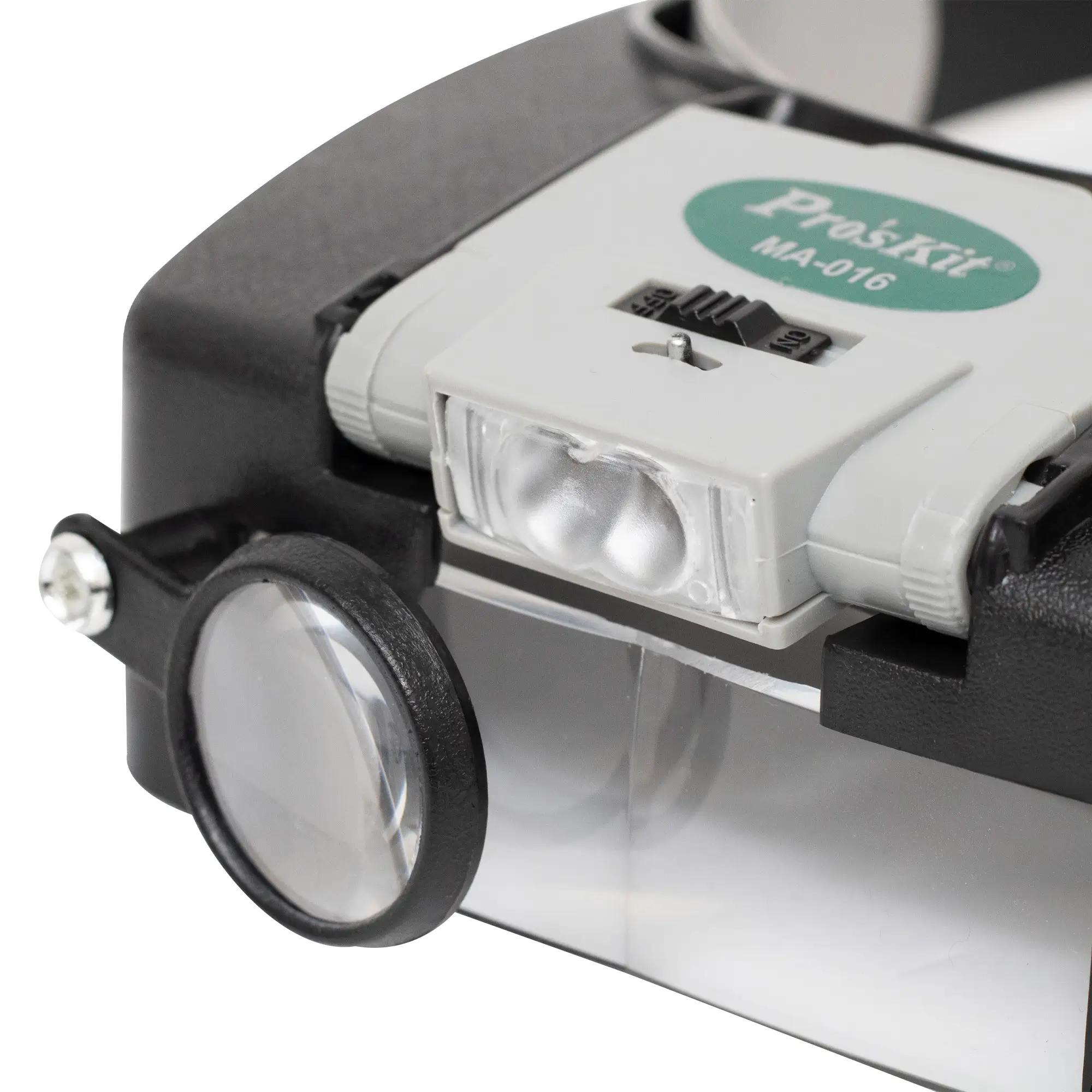 Lupa X1.8 /X2.6 /X5.8 cu lumina LED cu banda pentru cap Pro`sKit MA-016 [2]