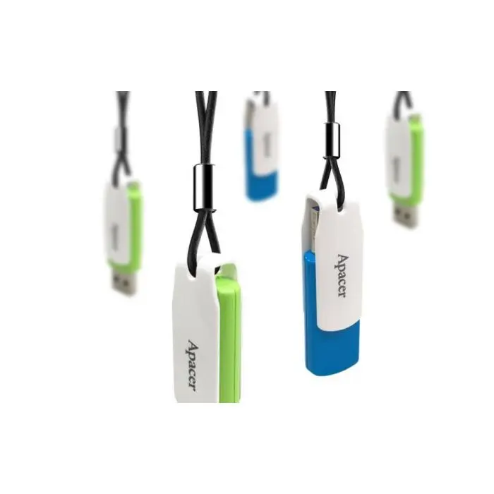 Memorie flash USB2.0 32GB Apacer AP32GAH335G-1, tip USB, culoare verde, capacitate 32GB, model AP32GAH335G-1. [2]