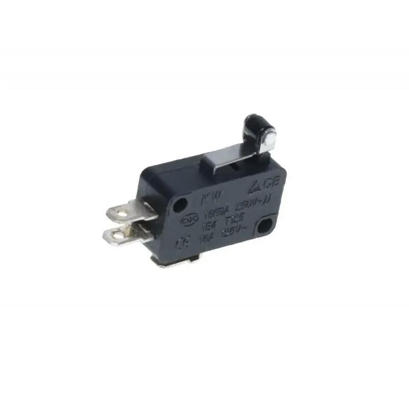 Micro Switch Mic cu Tija Scurtă 14mm și Rola 4.6mm, 16A 250V, Dimensiuni 38x28x10mm [1]