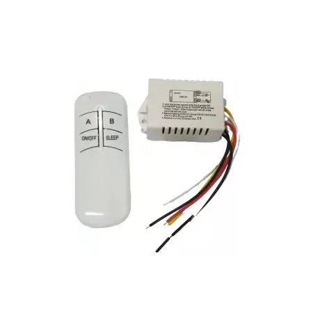 Electrice - Modul control 220VAC cu telecomanda 2 iesiri MODUL-CONT2 - IoElectronice.ro