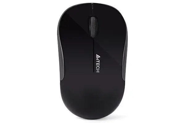 Mouse wireless A4tech G3-300N-BK, optic 1000dpi, 3 butoane, scroll, negru, pentru PC și notebook [1]