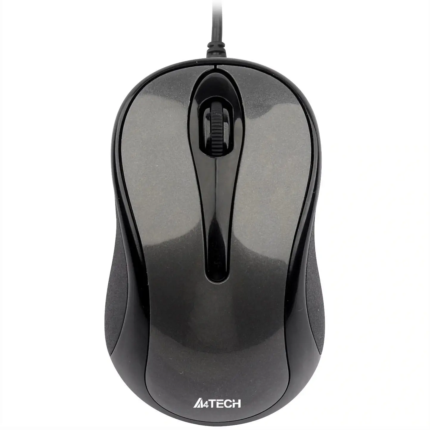 Computer-laptop - Mouse A4tech N-350 (Glossy Grey) PC /Notebook cu fir USB optic 1000dpi butoane /scroll 3/1 gri – IoElectronice.ro