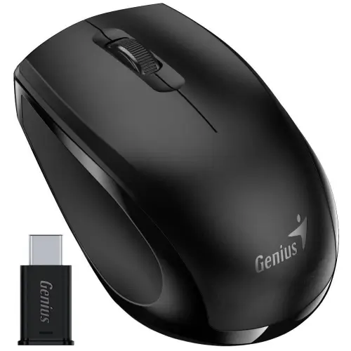 Mouse - Mouse Genius NX-8006S 31030036400 wireless 2.4GHz optic 1200dpi butoane/scroll 3/1 USB-C negru