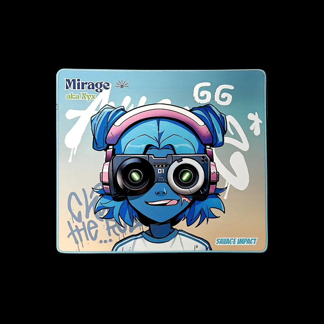 Mouse - Mouse PAD A4TECH BP-45W Nyx Mirage gaming Bloody cauciuc si material textil 454x400x5mm
