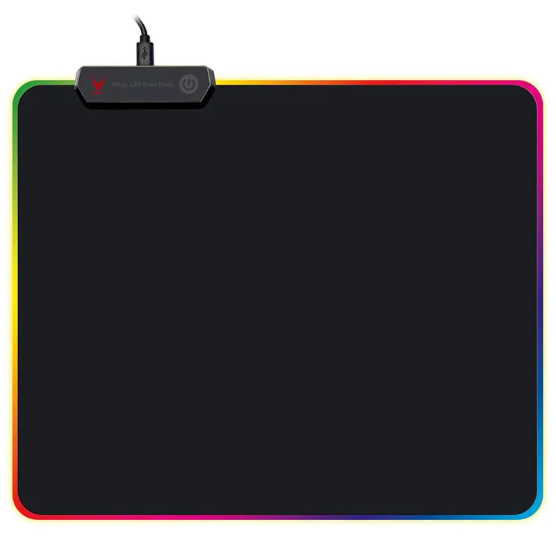 Mouse Pad Gaming Iluminat RGB 300x250x4mm VARR – Cauciuc, Multicolor, Perfect pentru Gaming [1]