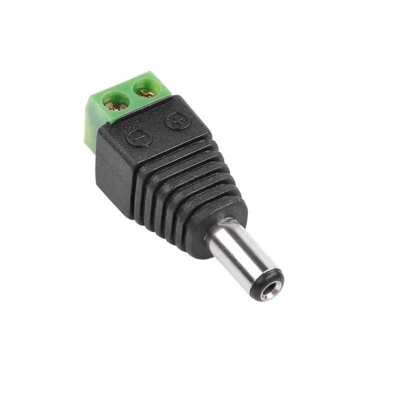 Mufe AC-DC - Mufa alimentare DC 2.1x5.5 tata prindere cu șurub regletă – IoElectronice.ro