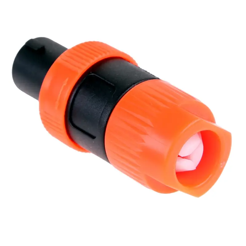 Mufe Speakon - Mufa audio Speakon tata fir 4 contacte cu inel de blocare – IoElectronice.ro