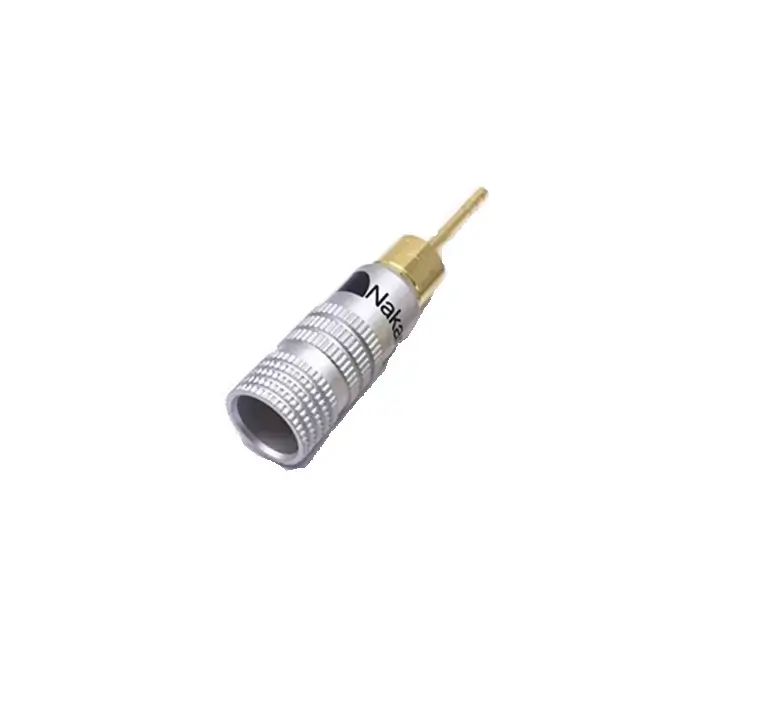Conectica - Mufa banana tata 2mm metal cu șurub și inel negru OEM, tip mufa, lungime standard, compatibilitate variată.