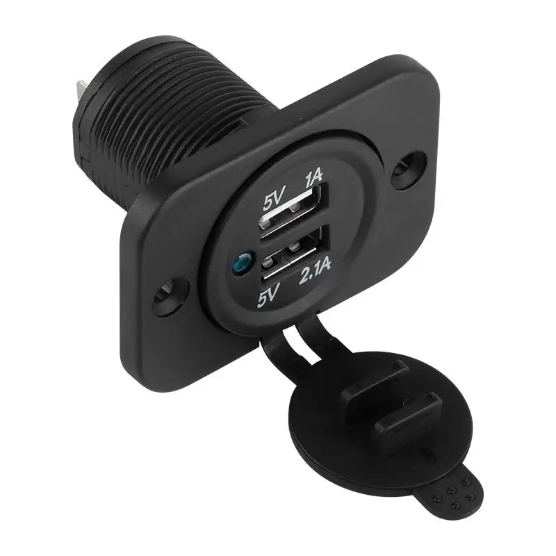 Accesorii Auto - Mufa montaj brichetă auto 2x USB 3.1A PY-CHR0001 Peiying