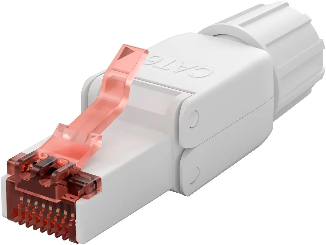 Mufa rețea RJ45 8P8C UTP Cat6 Goobay 65942, conectare fără scule, AWG22-24, standard 250MHz. [2]