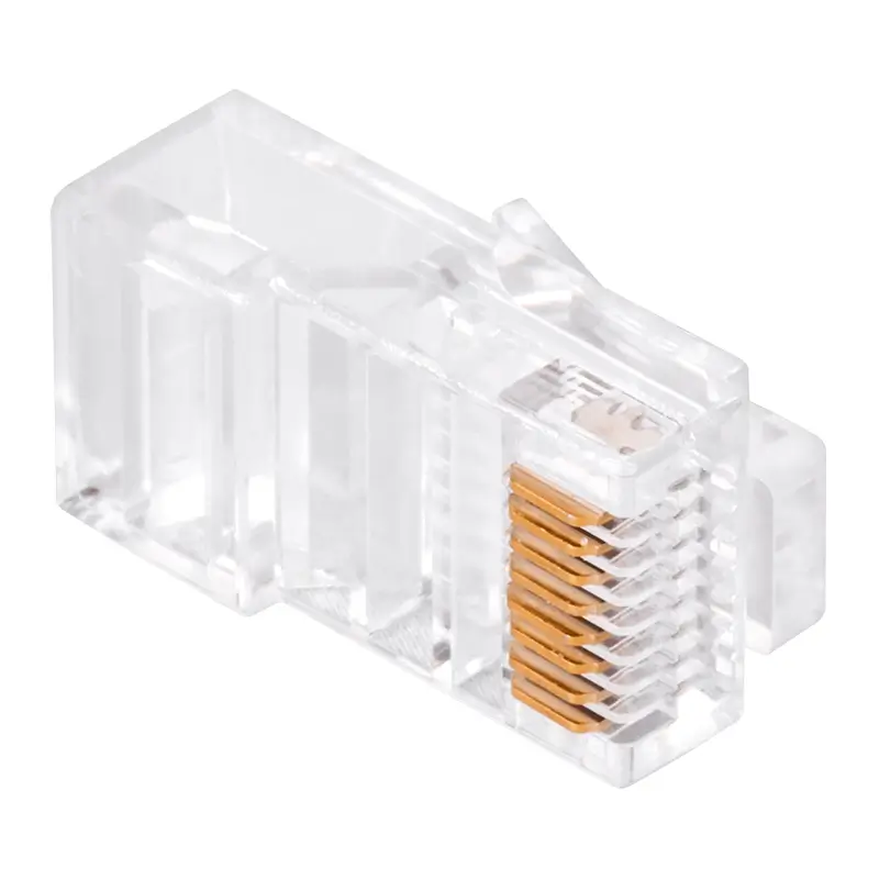 Mufe retea RJ45 - Mufă RJ45 8P8C CAT5e Pass Through Eurokomp TEL0071LP, compatibilitate rețea, utilizare ușoară, brand OEM