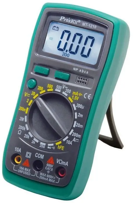 Multimetre - Multimetru digital 6 funcții Pro'sKit MT-1210 – IoElectronice.ro