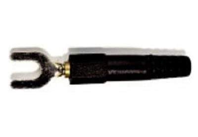 Conectica - Papuc electric izolat tip furcă 6mm negru ST-6MM/32A/BK