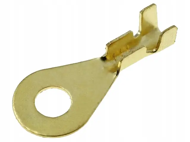 Mufe papuci - Papuc terminal inelar neizolat M4 0.8-2.5mm² pe cablu crimpare 4CarMedia KON-M4 – IoElectronice.ro