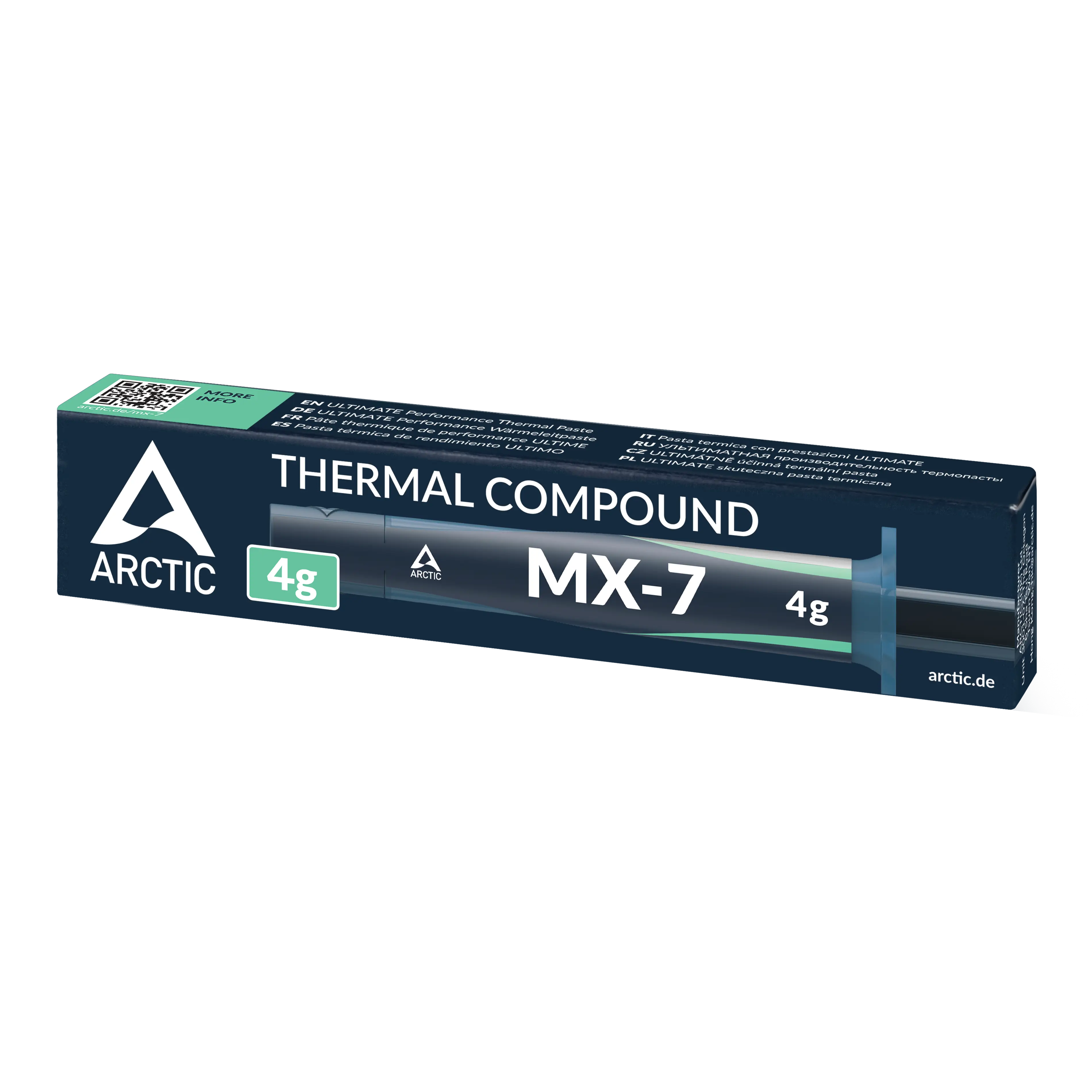 Pasta termică Arctic MX-7 4g 2.9g/cm3 pentru procesor, brand Arctic Silver, eficiență termică ridicată [1]