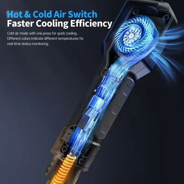 Pistol cu aer cald pentru dezlipit 550W FNIRSI SAG-55 H - IoElectronice.ro [5]