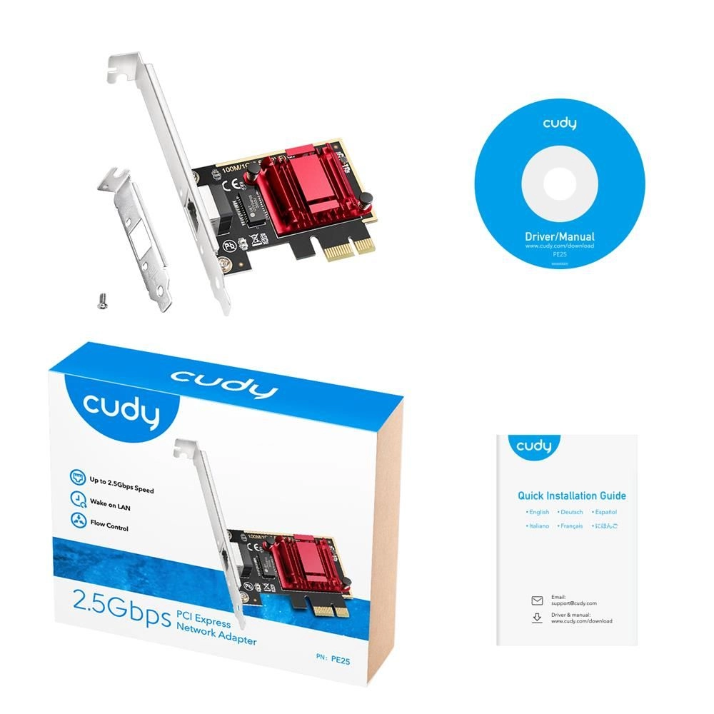 Placa de rețea PCI Express Gigabit 2.5Gbps PE25 Cudy – IoElectronice.ro [4]