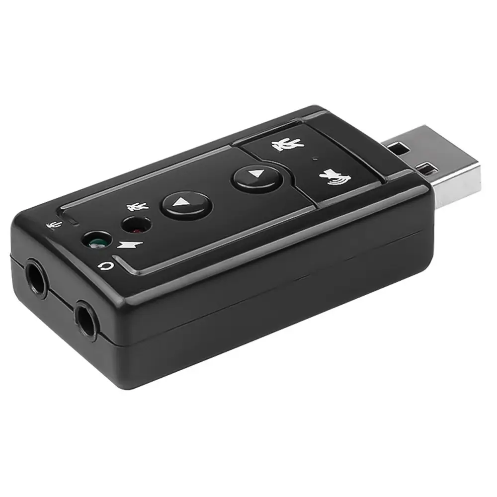 Computer-laptop - Placa de sunet USB 2.0 2x 3.5 mm stereo Jack 7.1 virtual